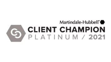 Martindale-Hubbell | Client Champion | Platinum /2021