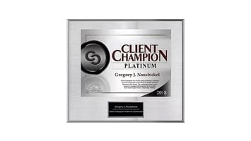 Client Champion Platinum Gregory J. Nussbickel