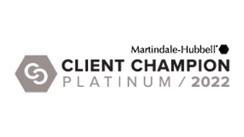 Martindale-Hubbell | Client Champion | Platinum /2022