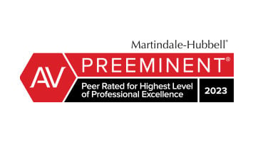 AV PREEMINENT | Peer Rated for Highest Level of Professional Excellence 2023 Badge